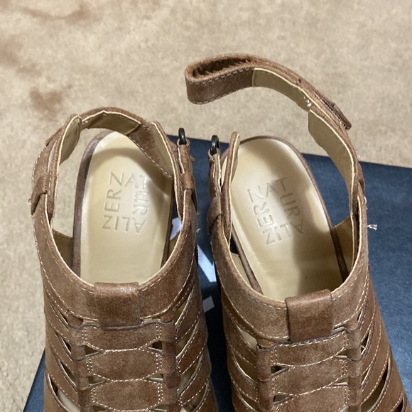 Naturalizer Tan Cage Ankle Booties - Picture 3 of 10